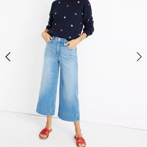 Madewell Wide-Leg Cropped Jeans